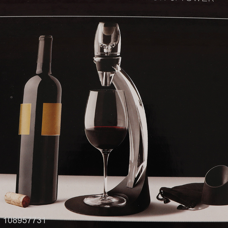 Hot items red wine decanter wine aerator decanter for home and bar
