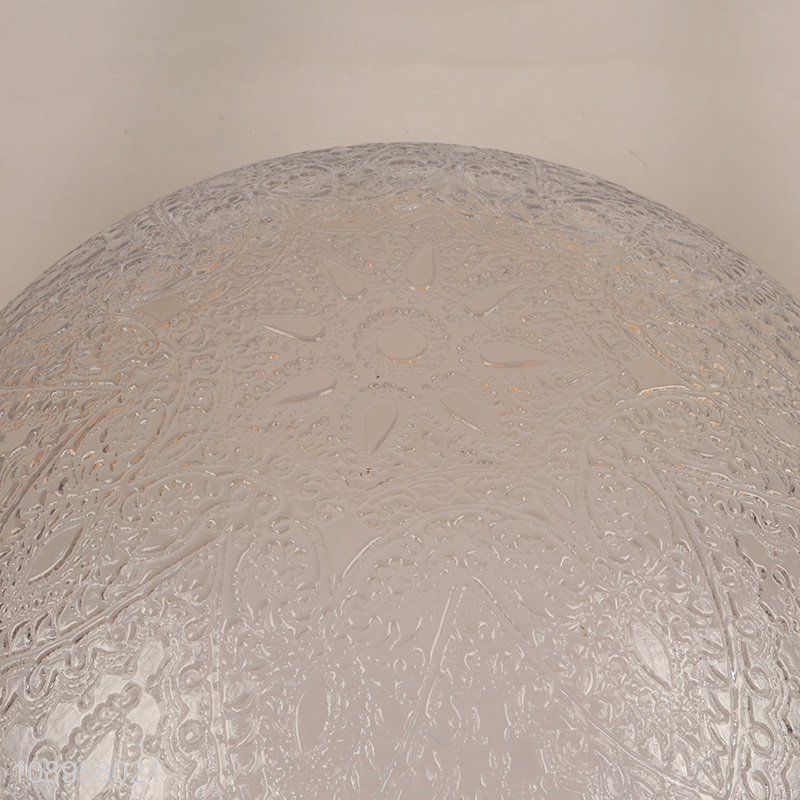 Popular products clear glass unbreakable fruits plate for home restaurant