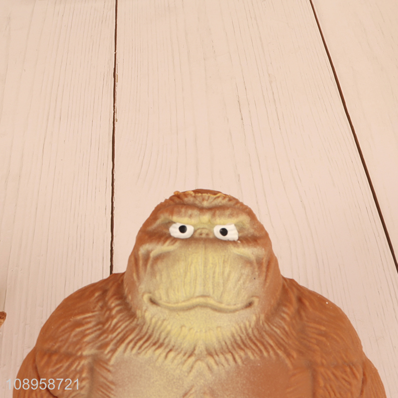 China products orangutan shape soft tpr squishy toy for stress relief