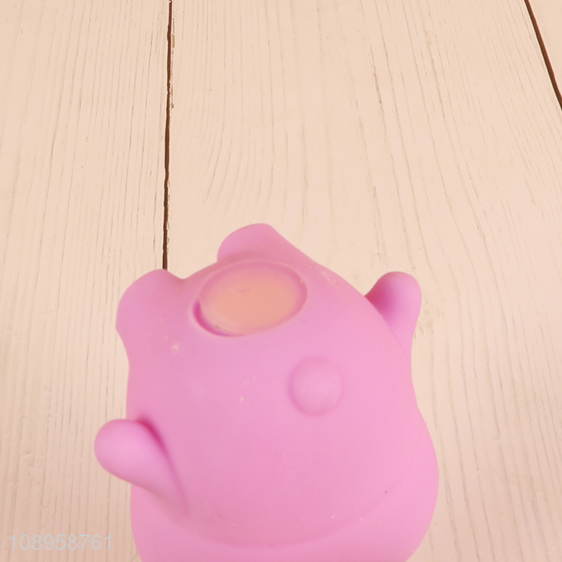 Good quality bear shape non-toxic tpr squishy toy for sale