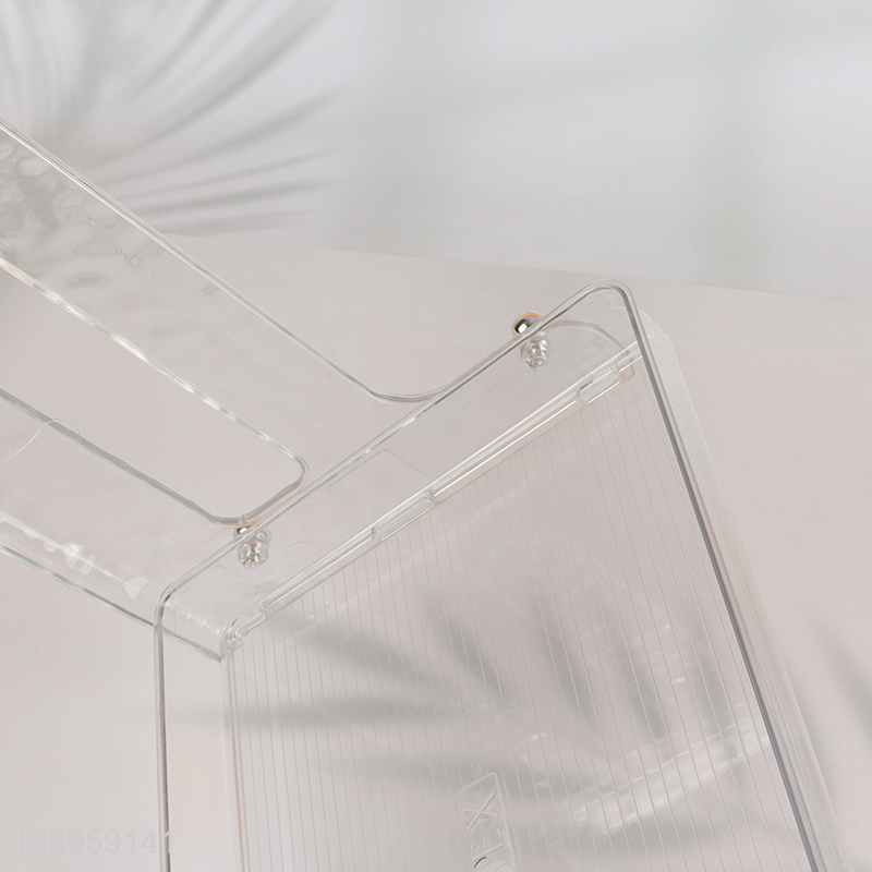 Popular products home clear two-layer storage rack for sale