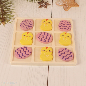 Latest products wooden tic tac toe toy wooden educational toy