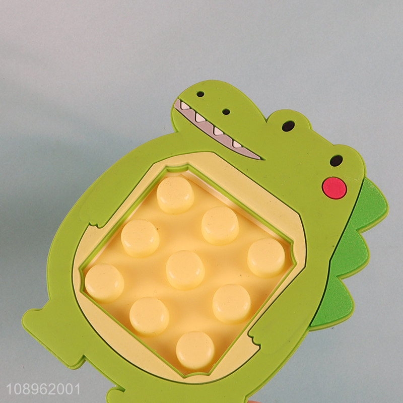 China factory anti-stress squeeze dinosaur keychain for sale