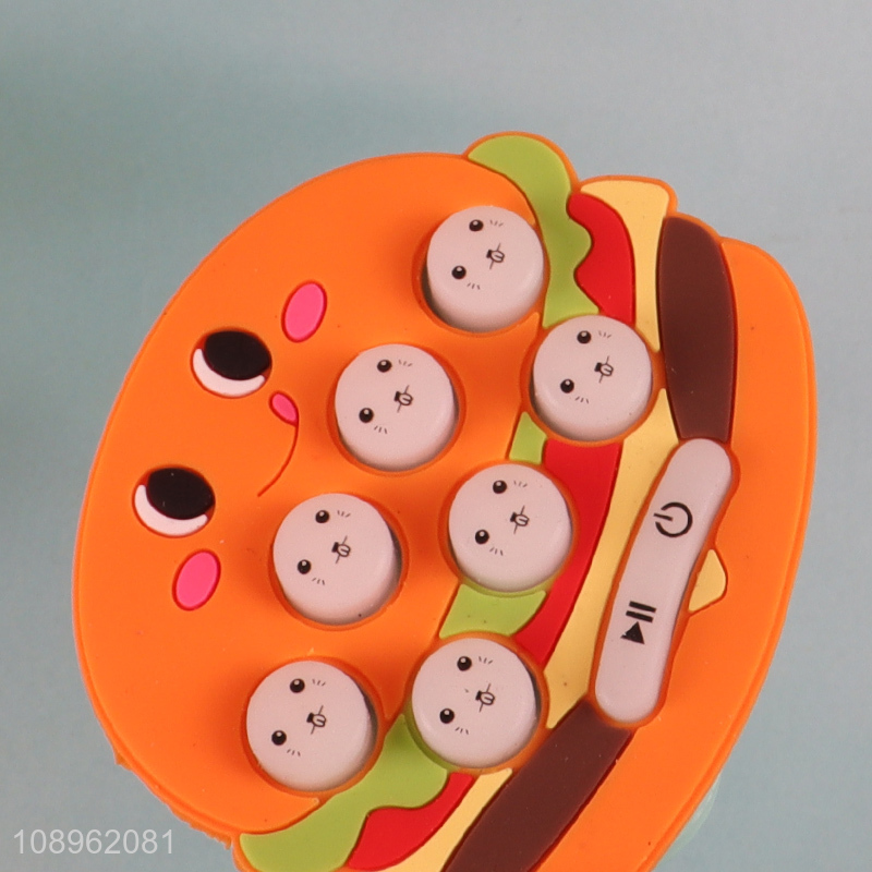Most popular hamburger shape mini whack-a-mole game machine