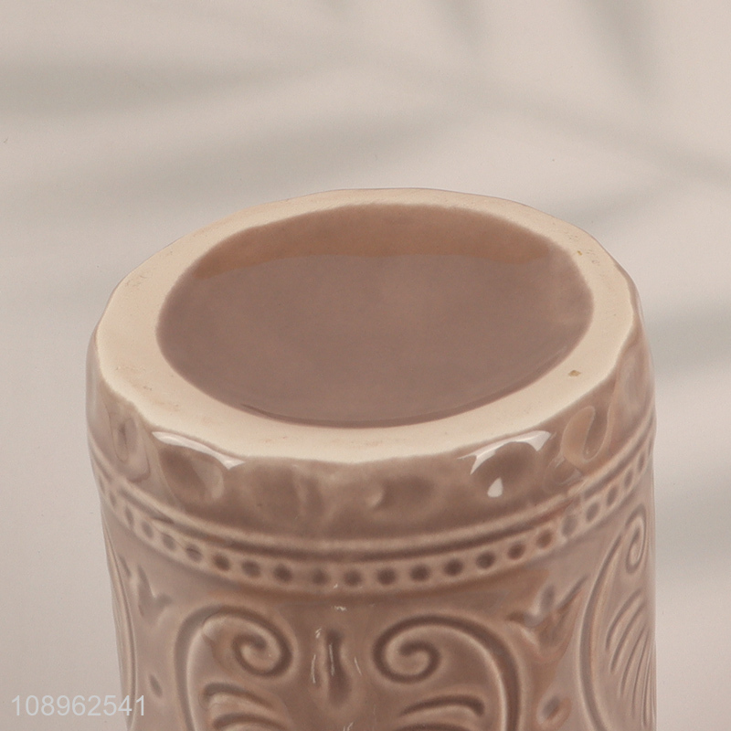 Top selling ceramic home bathroom accessories toothbrush holder