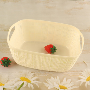 Hot Selling Multipurpose Plastic Storage Basket Toys Makeup Storage Container