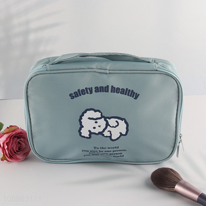 Hot Selling Poratble Travel Cosmetic Makeup <em>Bag</em> with Handle for <em>Women</em>