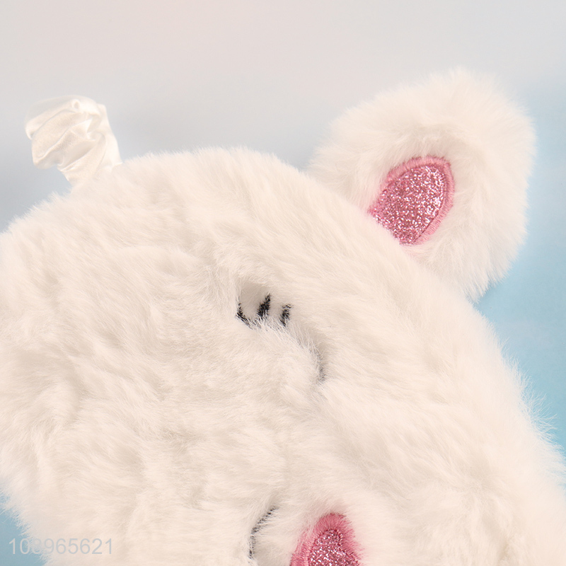 Hot Selling Plush Eye Mask Comfortable Sleep Masks Travel Blindfold