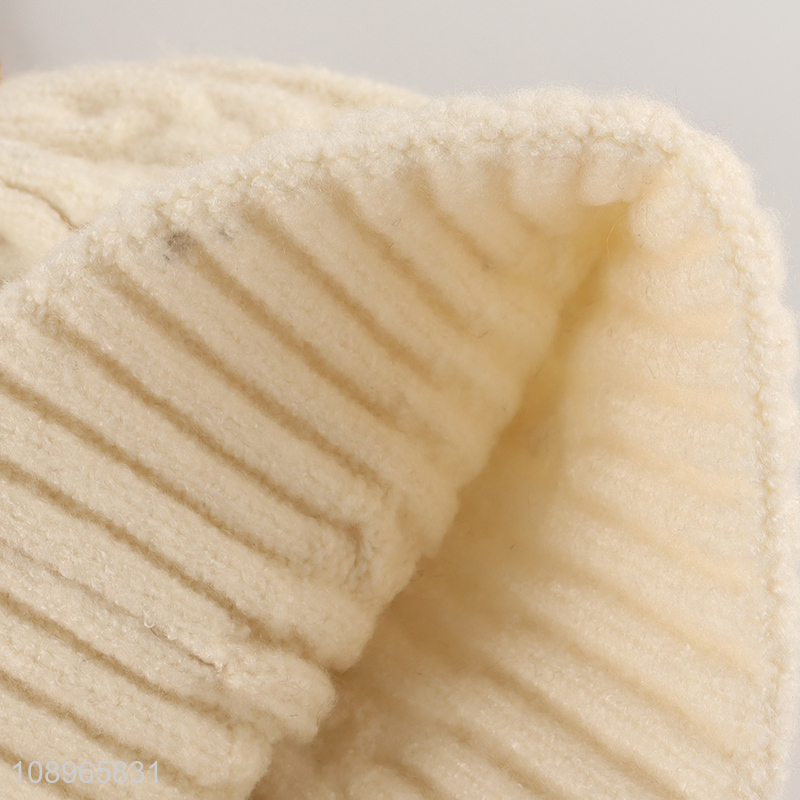 Hot Selling Men Women Winter Beanie Cap Soft Wark Knit Beanie Hat