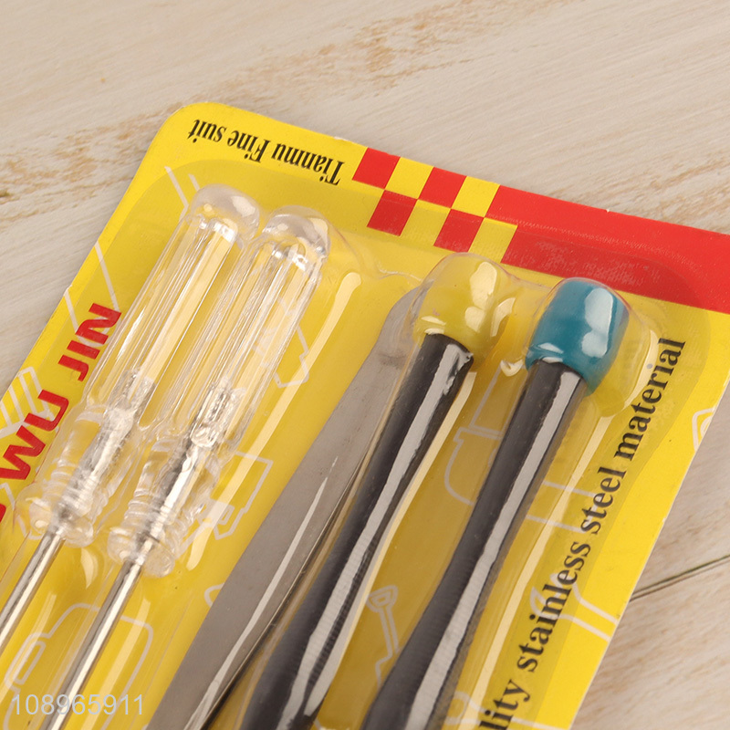 Factory Price 5PCS Hand Tools Set with Tweezer and Screwdrivers