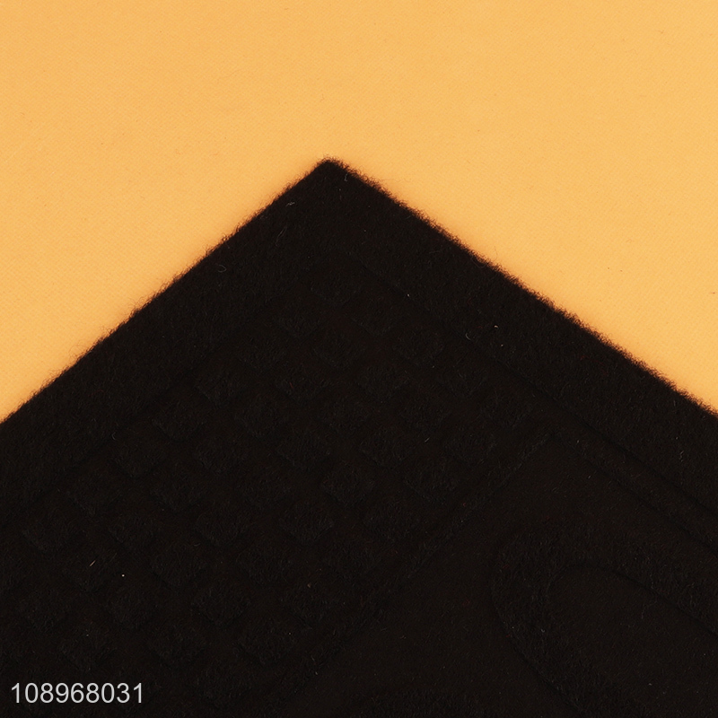 Hot products rectangle anti-slip home door mat floor mat