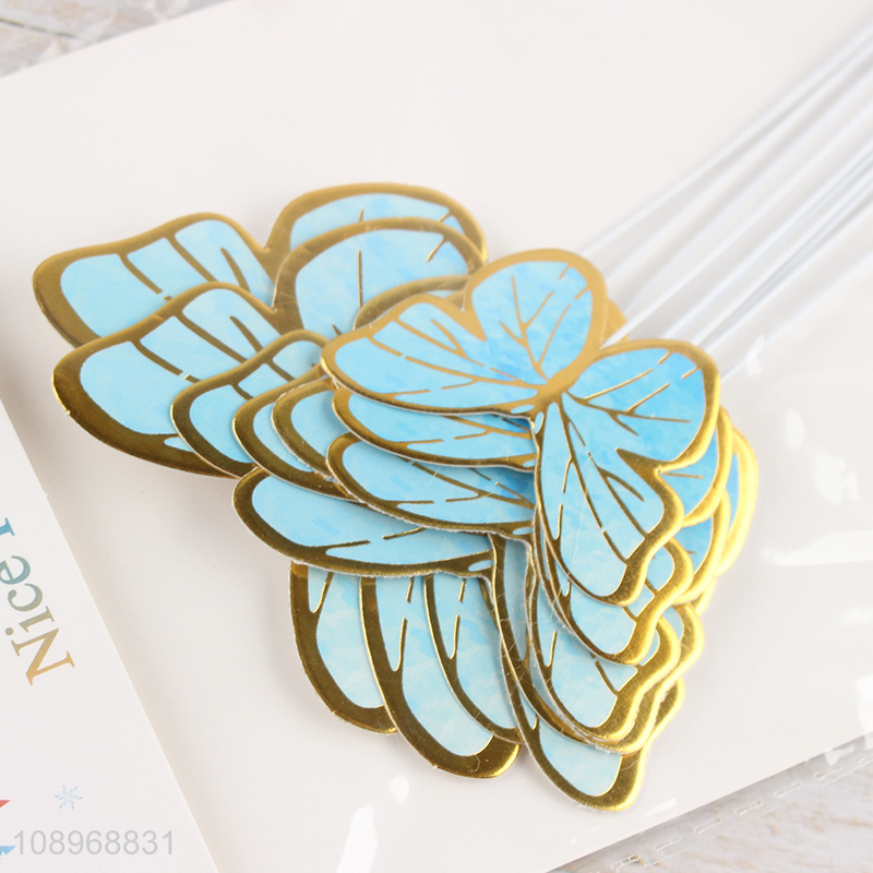 Hot Selling 10PCS Butterfly Cake Toppers for Birthday Cake Decoration