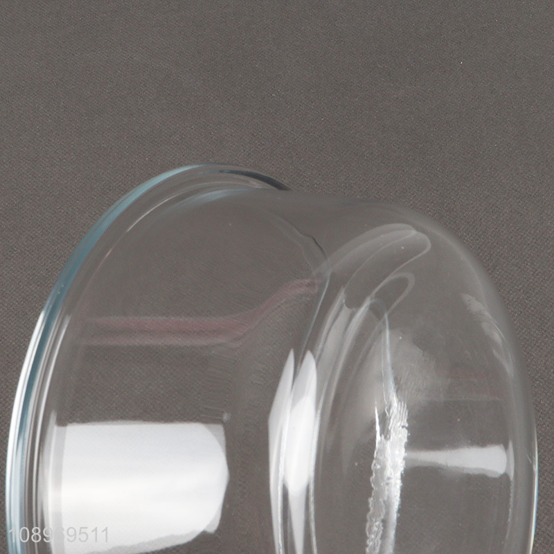 Top products round sealed glass food container preservation box