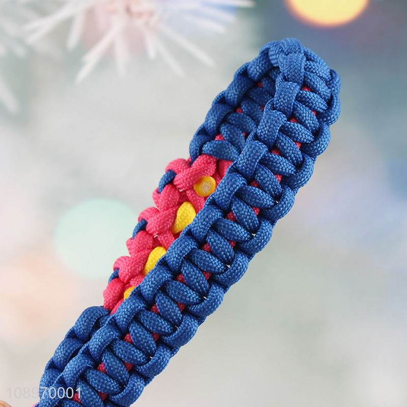 Online Wholesale Adjustable Braided Wrist Lanyard for Water Bottle