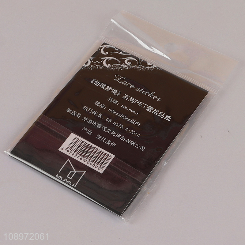 Hot products school kids students PET scrapbook decorative sticker