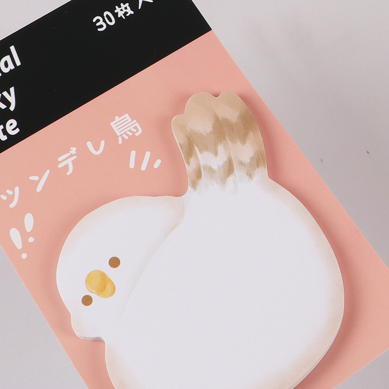 Factory price bird shape 30sheets sticky notes post-it notes