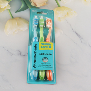 New product 3pcs oral care deep cleaning adult toothbrush set
