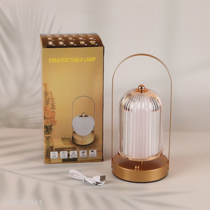 Hot Selling Portable Cordless LED <em>Table</em> <em>Lamp</em> Rechargeable Cordless Caming Light