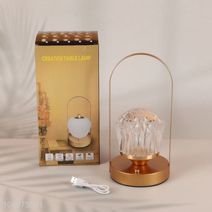 Factory Price Portable Rechargeable LED Lantern Desk Lamp for Camping Bedside