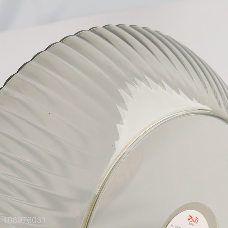 Hot items round tabletop decoration fruits plate snack fruits