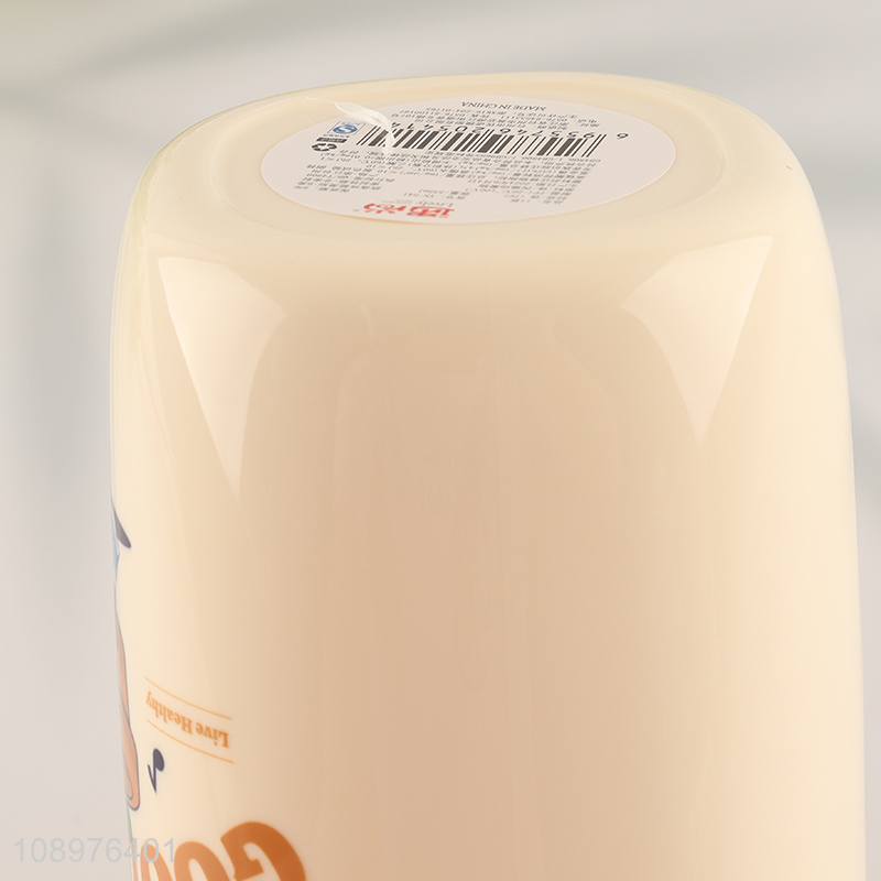 Low price plastic cup bathroom mouthwash cup with handle