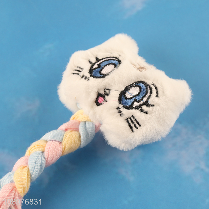 Latest products pet puppy interactive toy plush toy chew toy