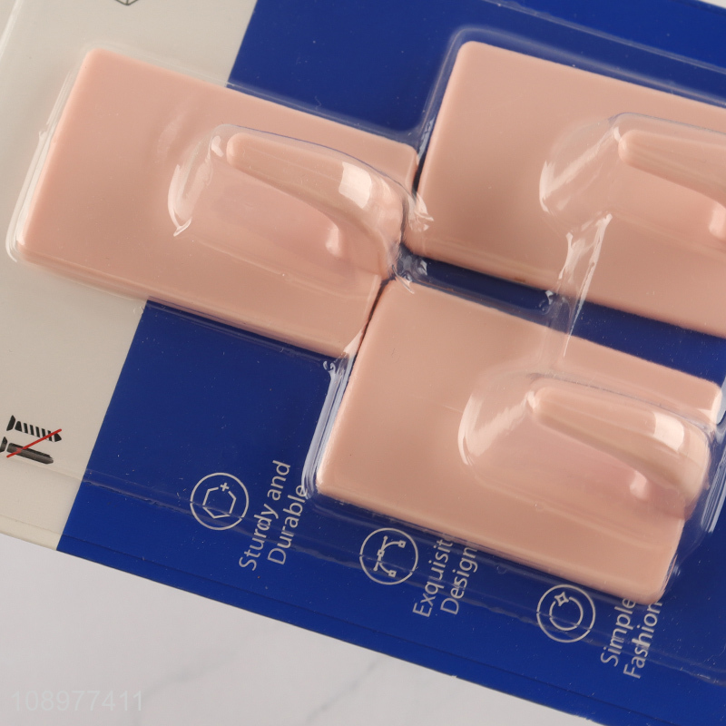 New arrival 3pcs rectangle adhesive hook sticky hook set