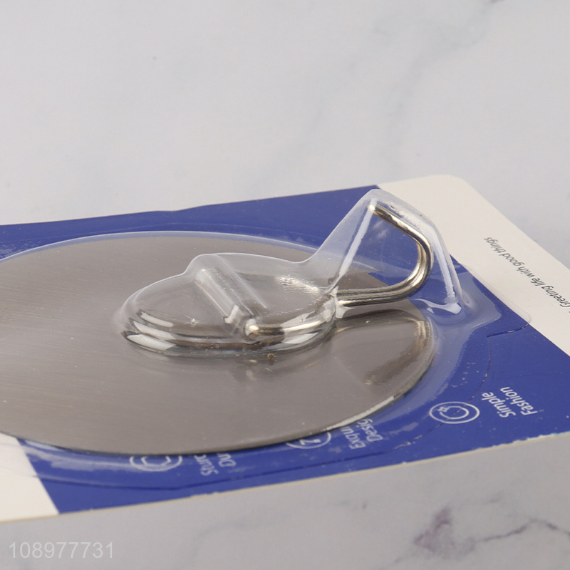 China supplier round heavy duty self adhesive hook sticky magic hook