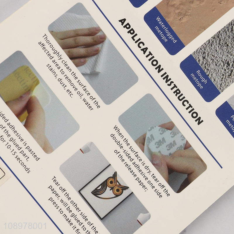 China products 4pcs round trace less foam double sided adhesive for sale