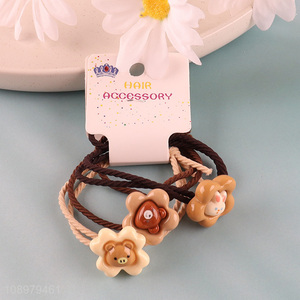 New style cartoon elastic hair ties hair scrunchies hair rope for sale