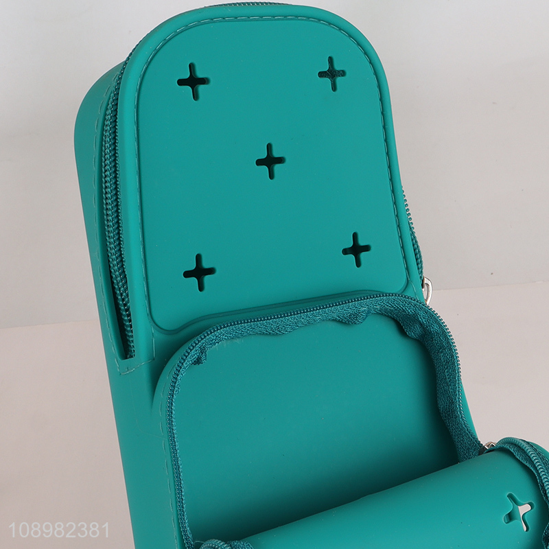 New Product Silicone Pencil Pouch Pencil Case Stationery Bag for Kids