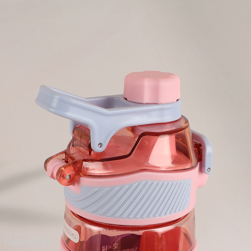 Factory Price 800 1050ml Portable Plastic Sports Water Bottle with Straw