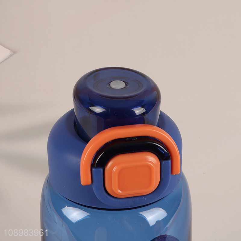 Wholesale 710ml Plastic Cartoon Bear Printed Water Bottle for Kids Boys Girls