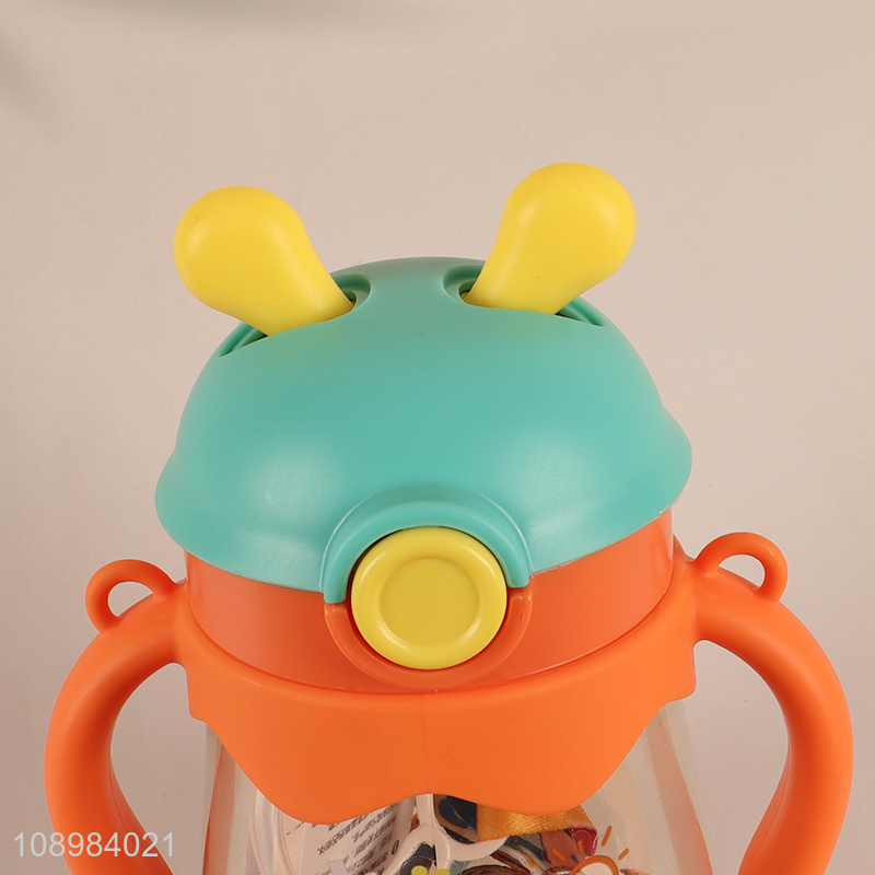 New Product 370ml Cute Plastic Water Bottle for Kids Boys Girls Toddlers