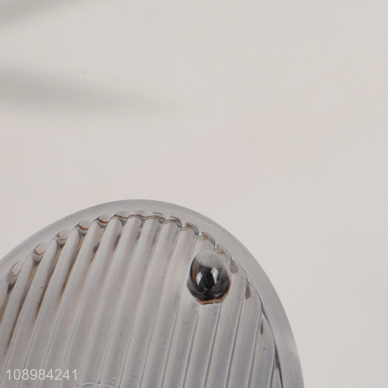 New product Glass Soap Dish Bar Soap Holder Bathroom Accessories