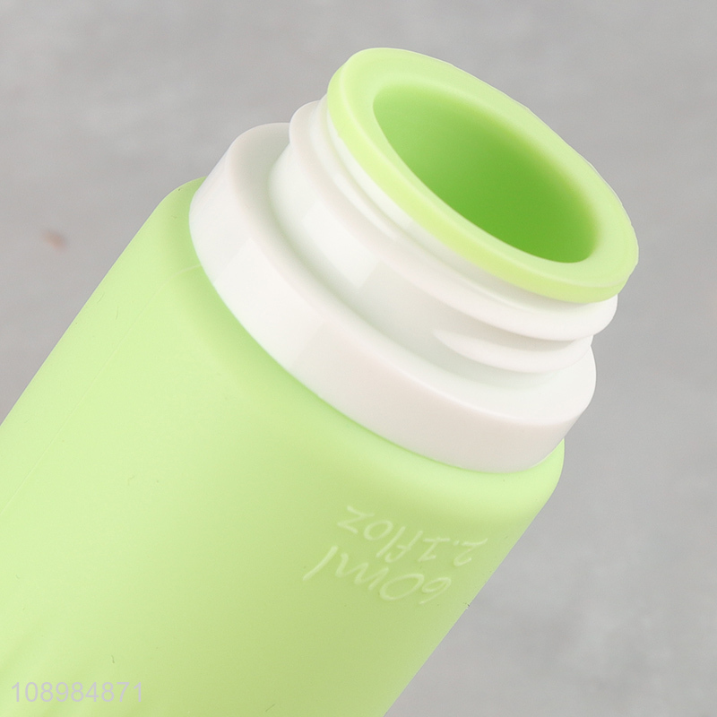 China wholesale leak-proof portable silicone travel toiletries bottle