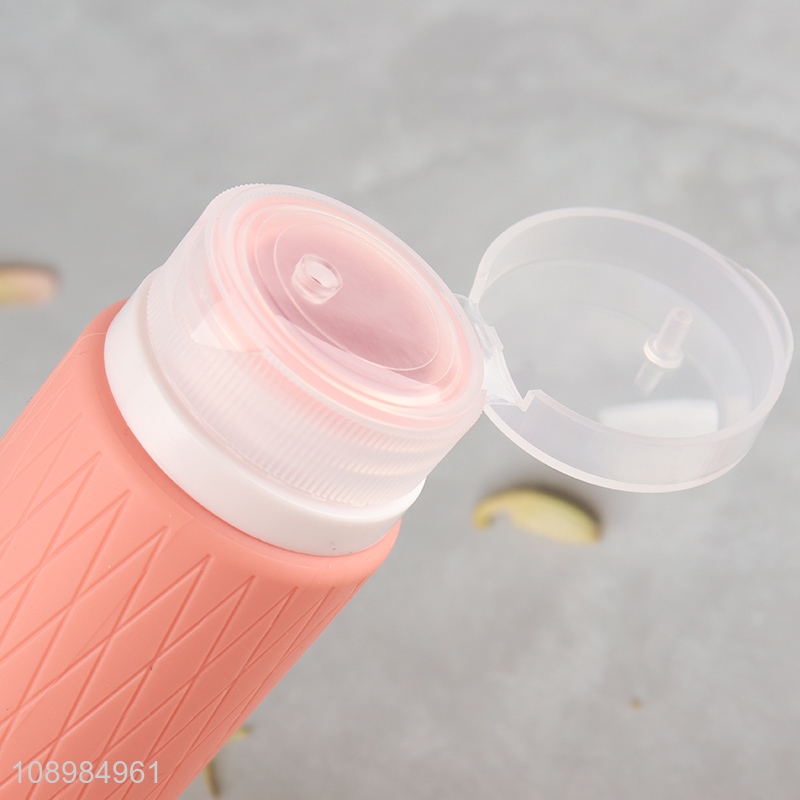 Factory price silicone empty bottle travel toiletries bottle for sale