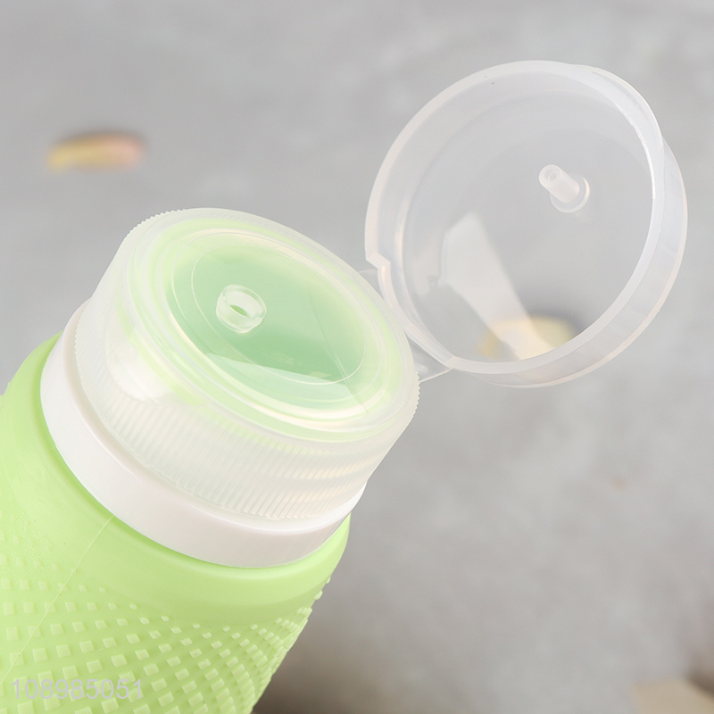 Factory wholesale portable silicone empty bottle travel toiletries bottle