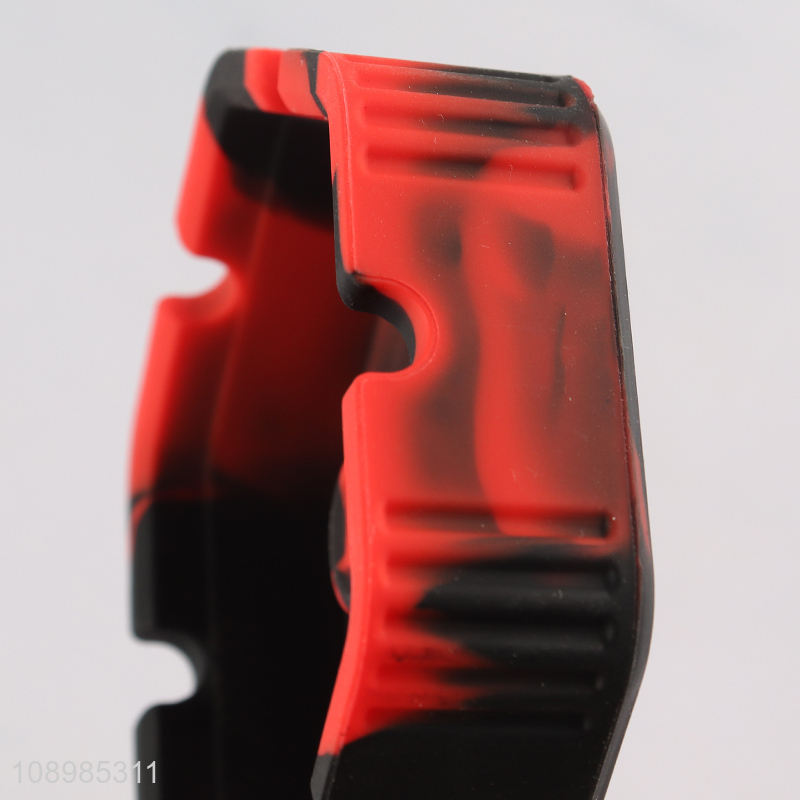 China supplier heat-resistant unbreakable silicone ashtray for household