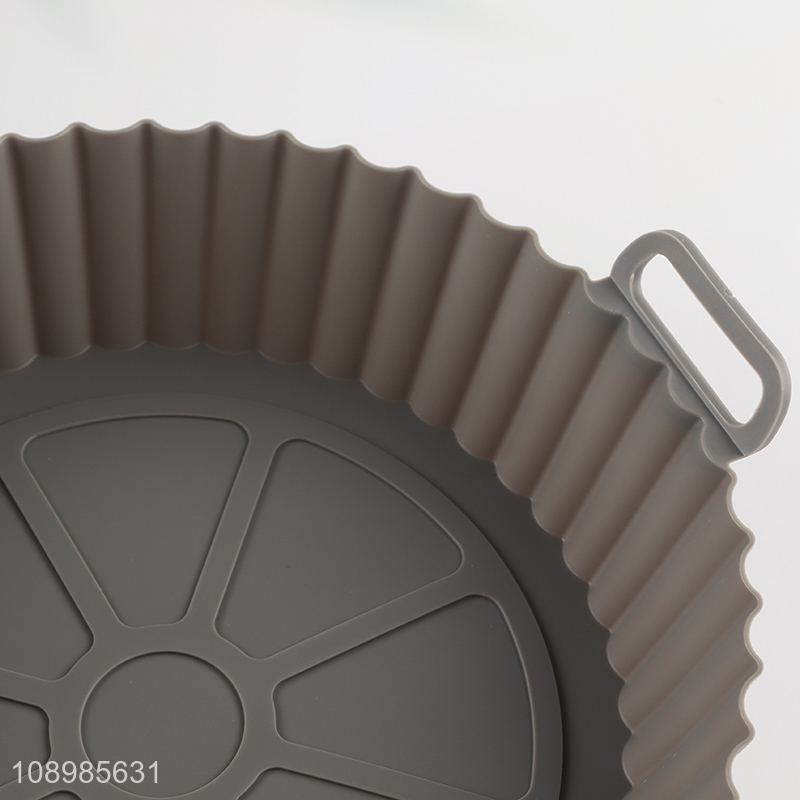 New arrival kitchen non-stick air fryer silicone pot liners with handle