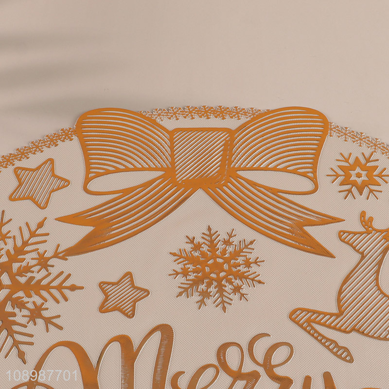Wholesale Christmas Placemat PVC Vinyl Placemat for Kitchen Dining Table