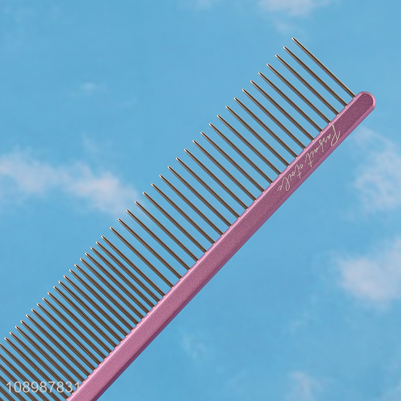 Top quality pet supplies row teeth needle pet hair comb