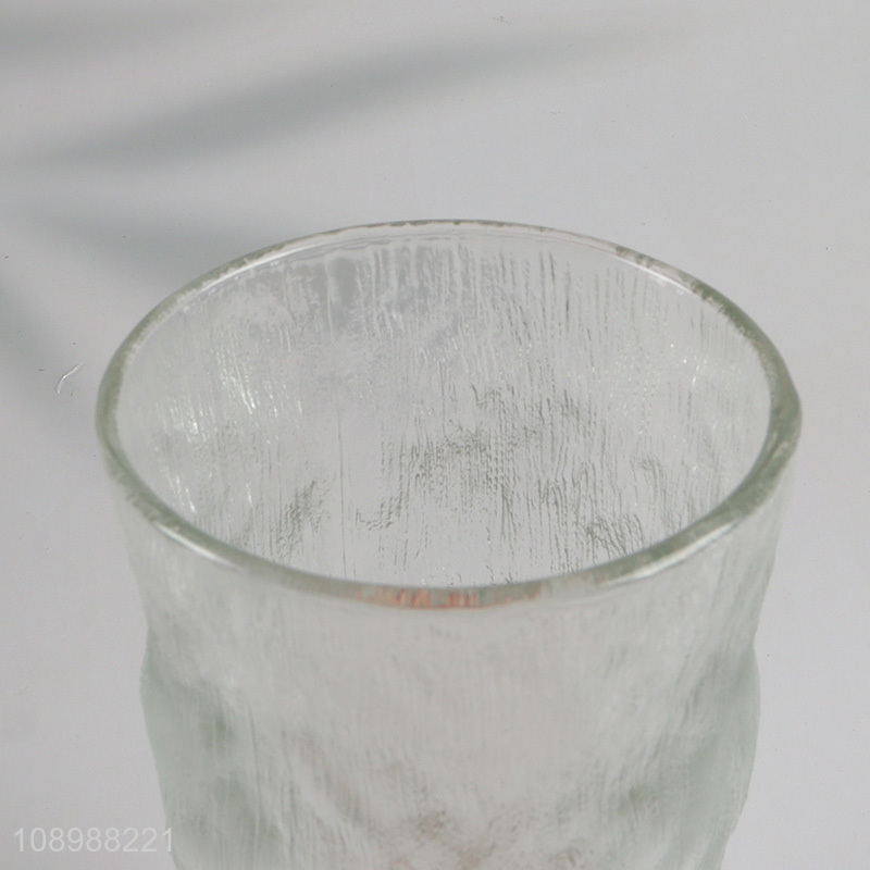 Hot Selling 350ml Colored Glass Milk Juice Cup Drinking Glasses