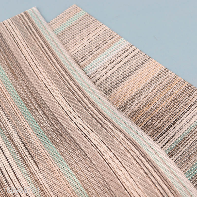 Hot items rectangle textilene dinner mat place mat for home restaurant