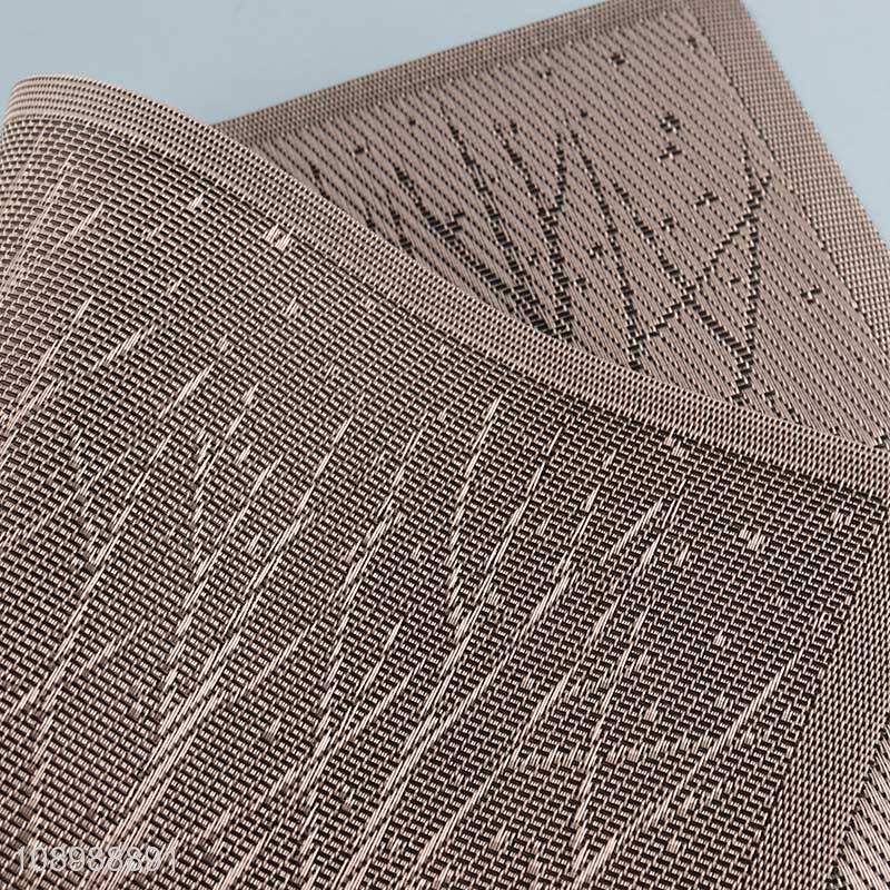 China wholesale rectangle tabletop decoration place mat dinner mat