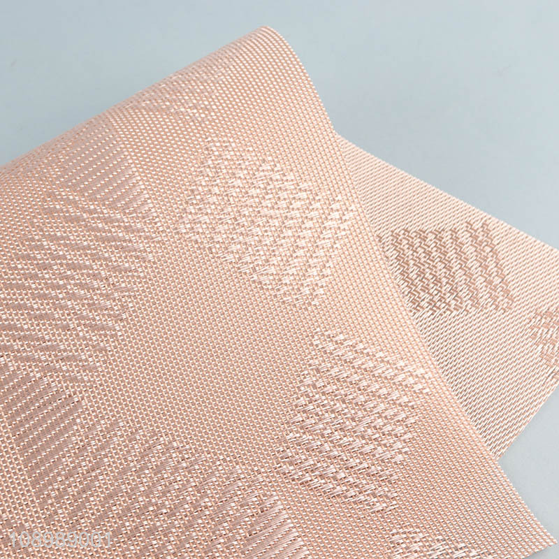 Hot products rectangle jacquard placemat dinner mat for home restaurant