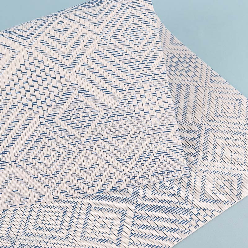 China products rectangle anti-slip jacquard placemat dinner mat