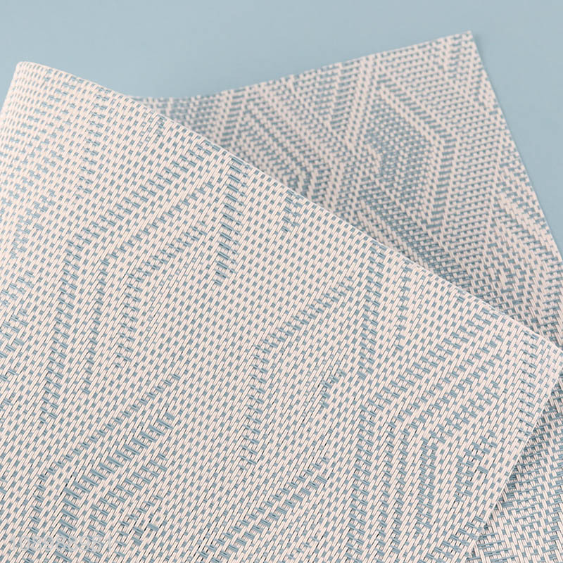 New arrival rectangle anti-slip home restaurant dinner mat place mat