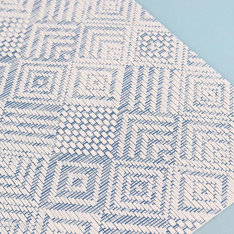 China products rectangle anti-slip jacquard placemat dinner mat