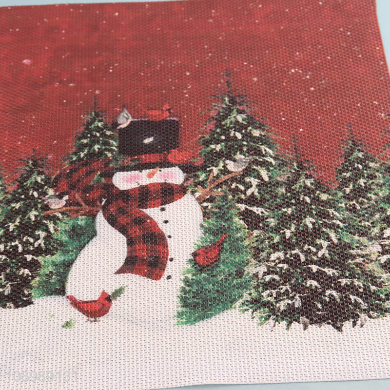 Low price cartoon printed rectangle place mat dinner mat for sale